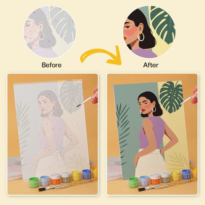 Tropical Leaf Fashion Muses mini board kit – image 21