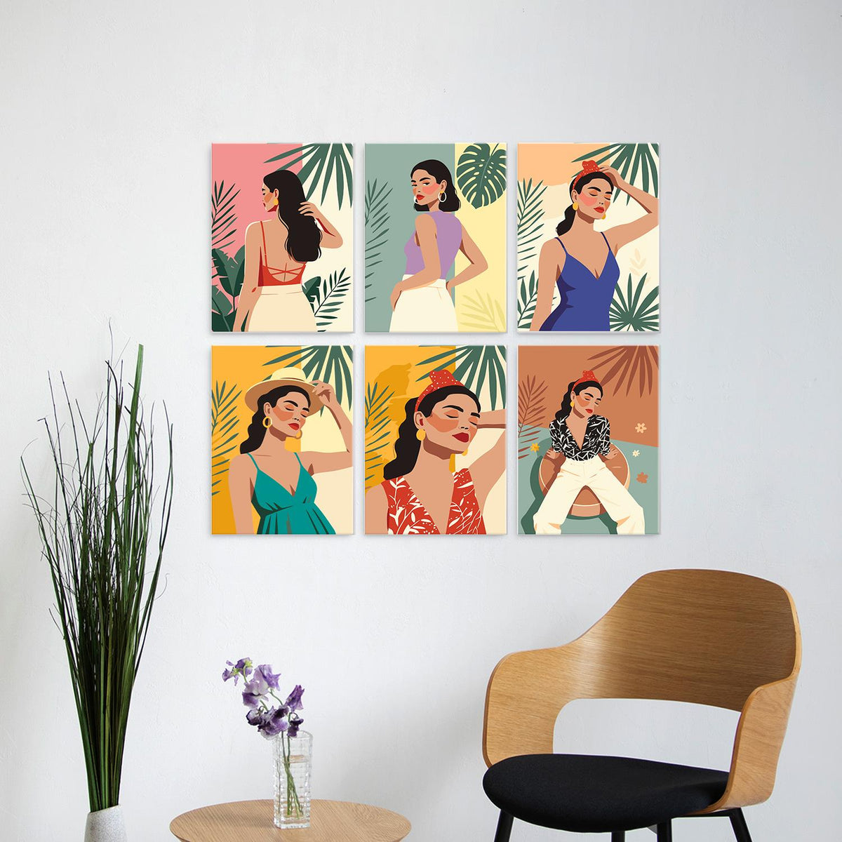 Tropical Leaf Fashion Muses mini board kit – image 24