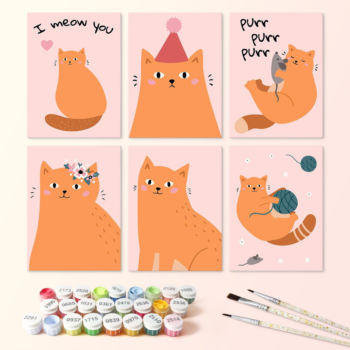 I Meow You Ginger Cats mini board kit – image 3