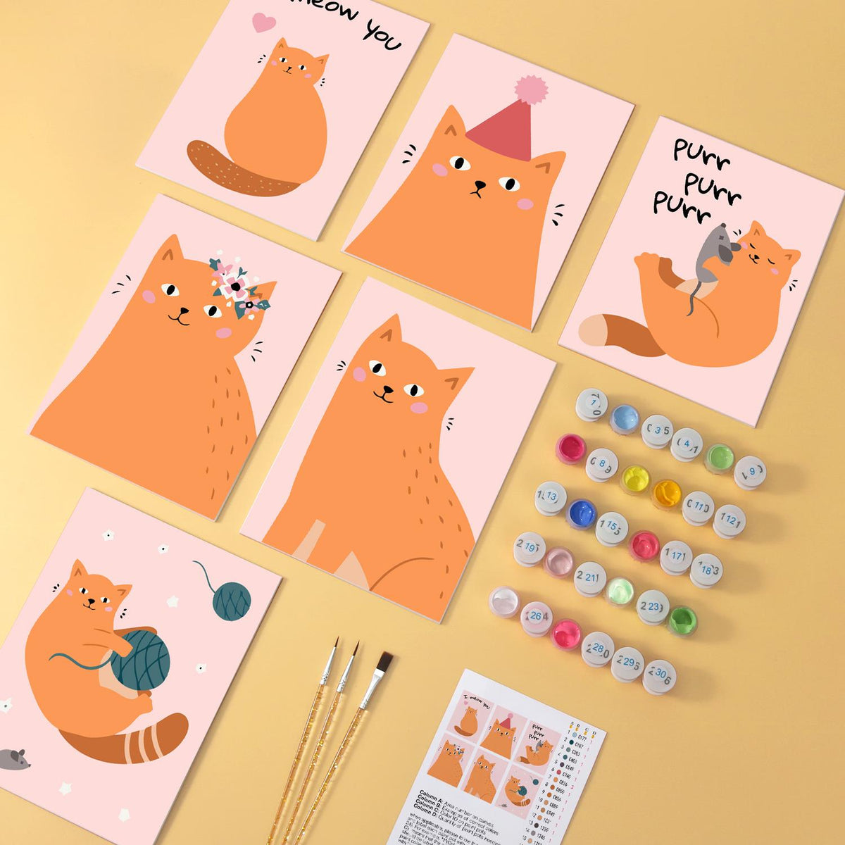 I Meow You Ginger Cats mini board kit – image 5