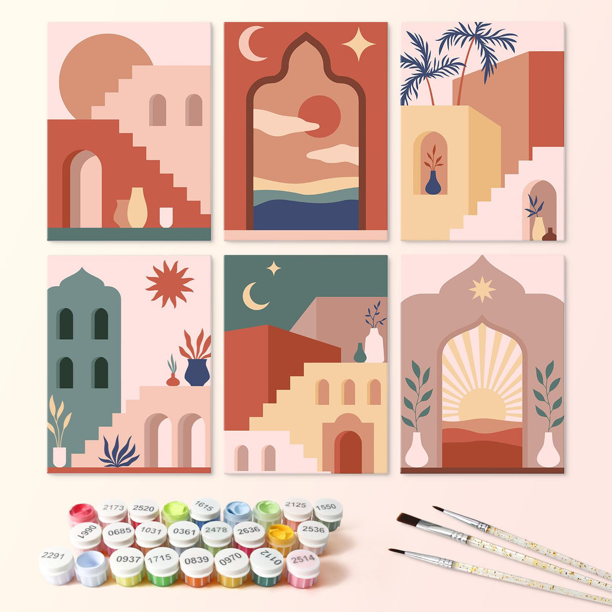 Terracotta Arches and Stairways mini board kit – image 3