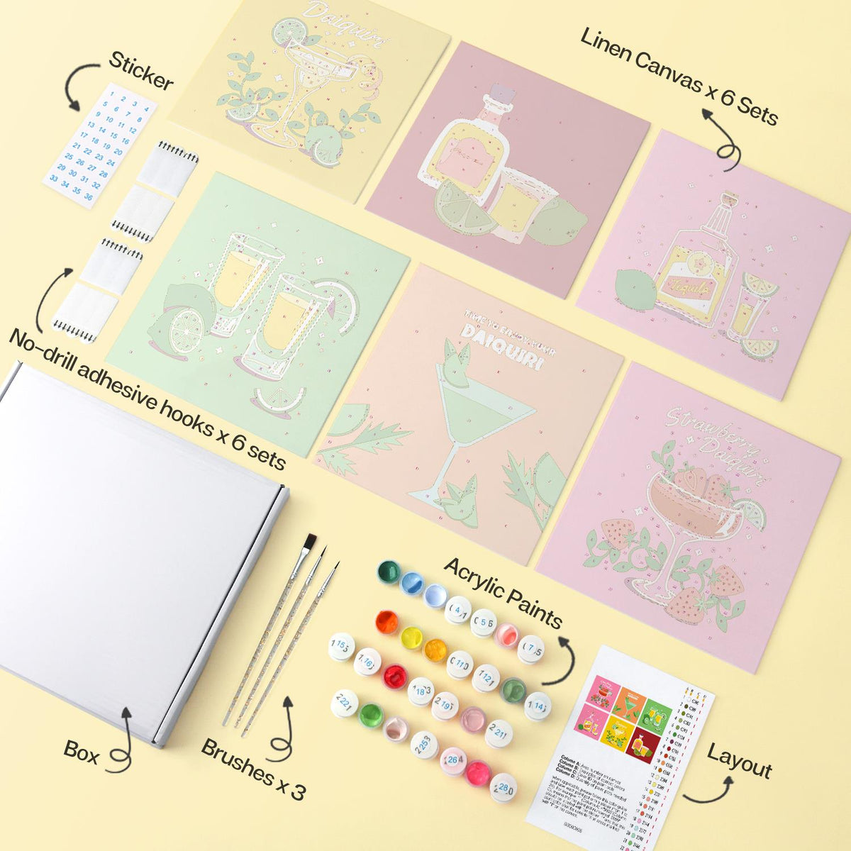 Daiquiri and Tequila Happy Hour mini board kit – image 15