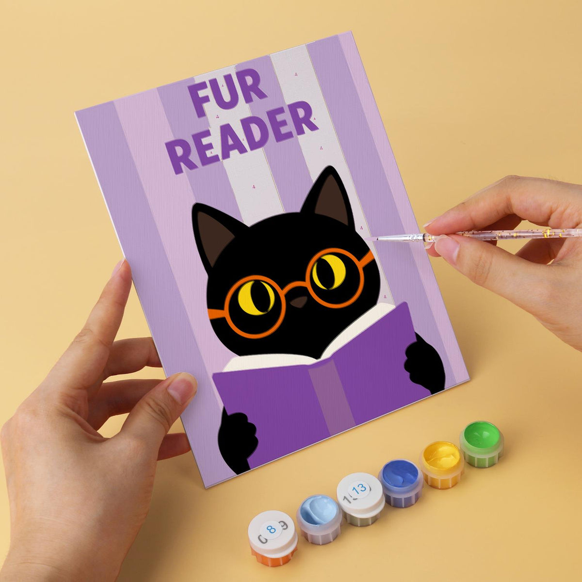 Pawccino Black Cat Puns mini board kit – image 9