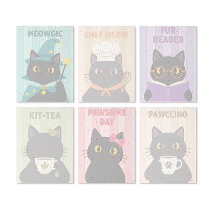 Pawccino Black Cat Puns mini board kit – image 17