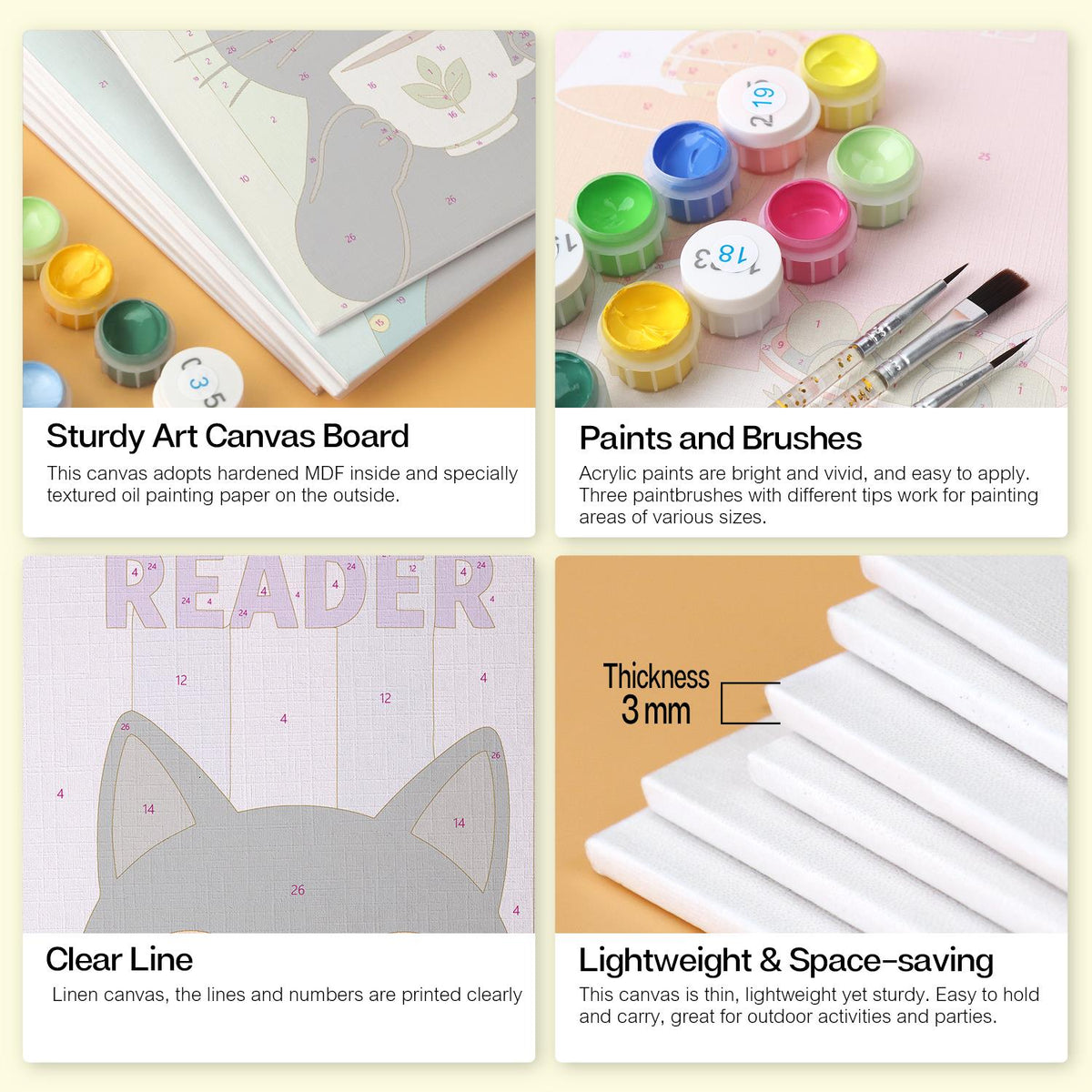Pawccino Black Cat Puns mini board kit – image 18