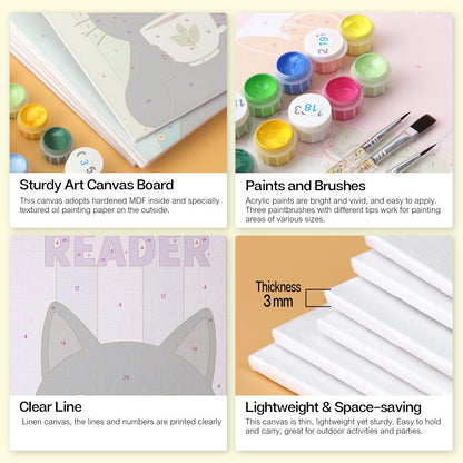 Pawccino Black Cat Puns mini board kit – image 18