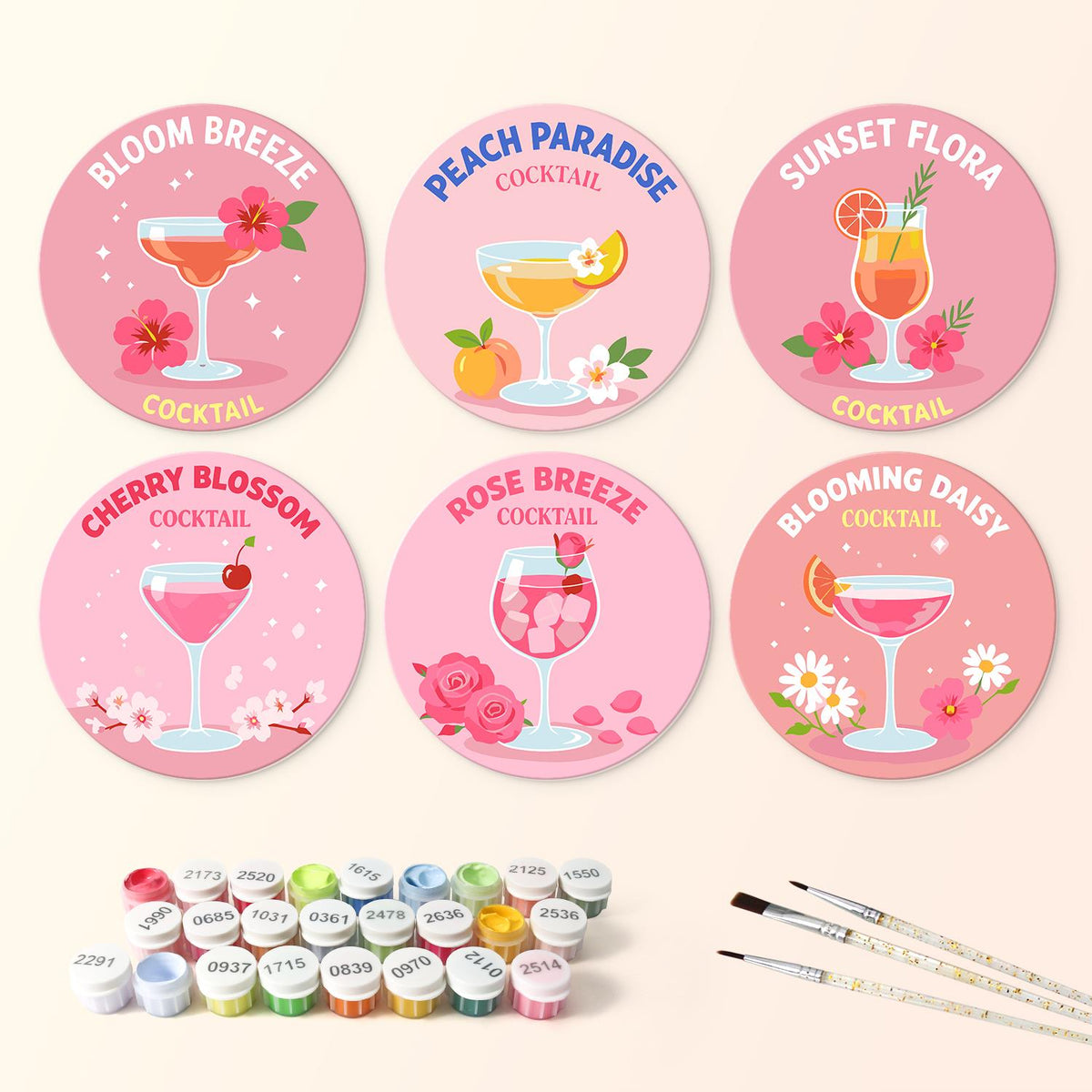Cherry Blossom Pink Cocktails mini board kit – image 3