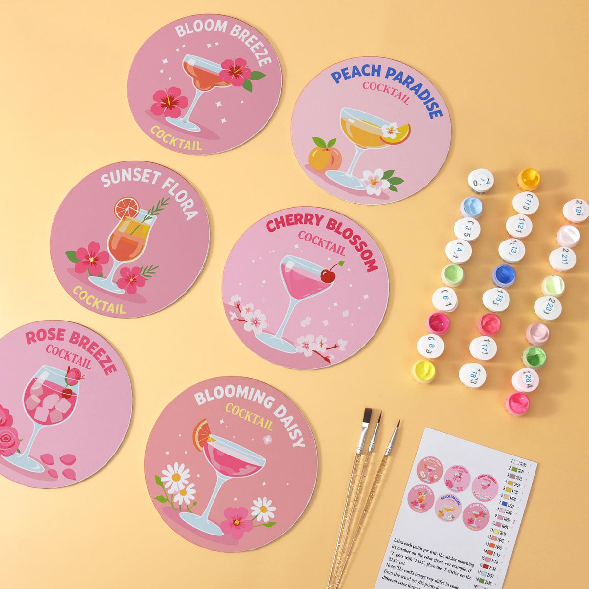 Cherry Blossom Pink Cocktails mini board kit – image 6