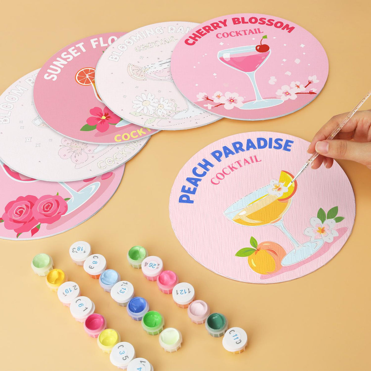 Cherry Blossom Pink Cocktails mini board kit – image 7