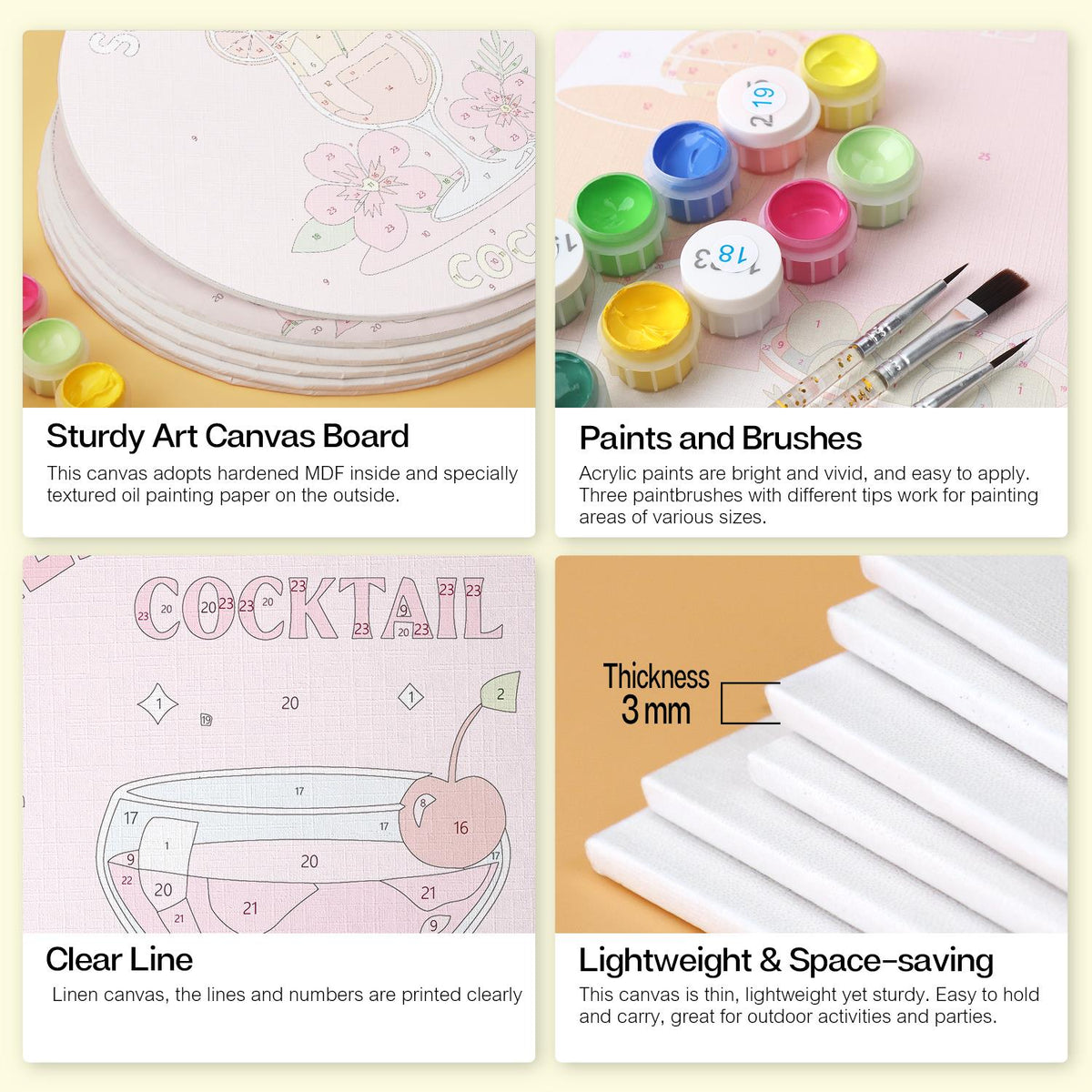 Cherry Blossom Pink Cocktails mini board kit – image 18