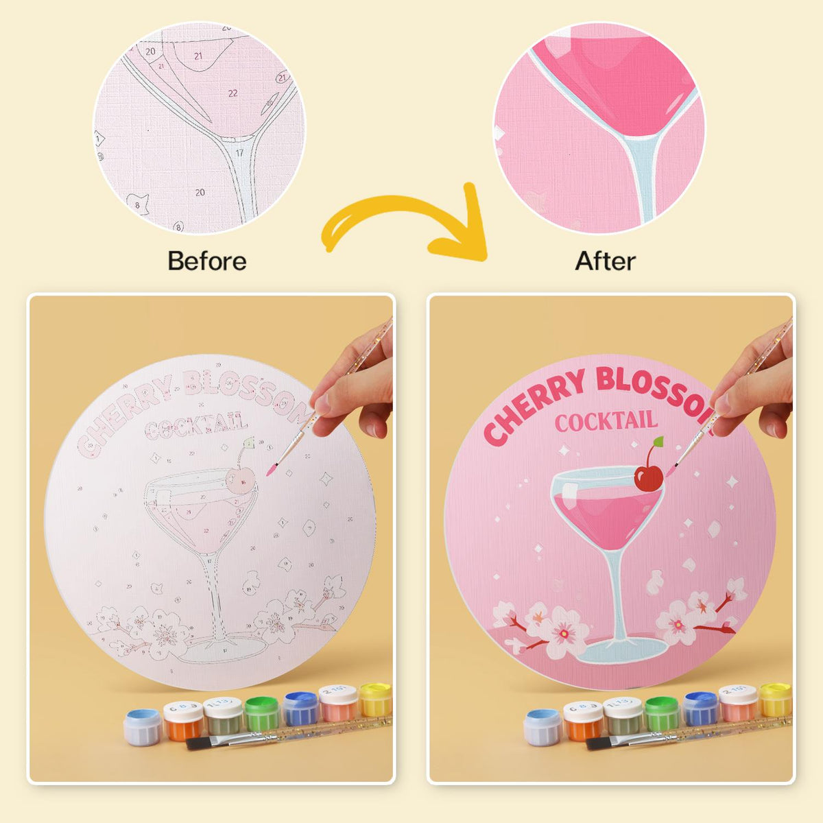 Cherry Blossom Pink Cocktails mini board kit – image 21