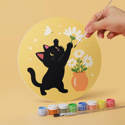 Black Cats in Spring Blooms mini board kit – image 4