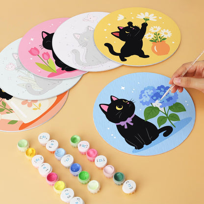 Black Cats in Spring Blooms mini board kit – image 7