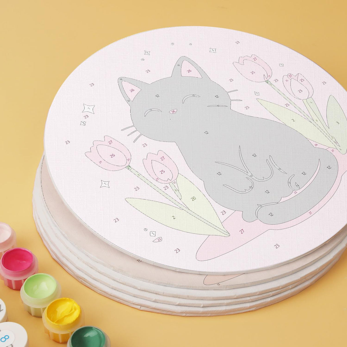 Black Cats in Spring Blooms mini board kit – image 13