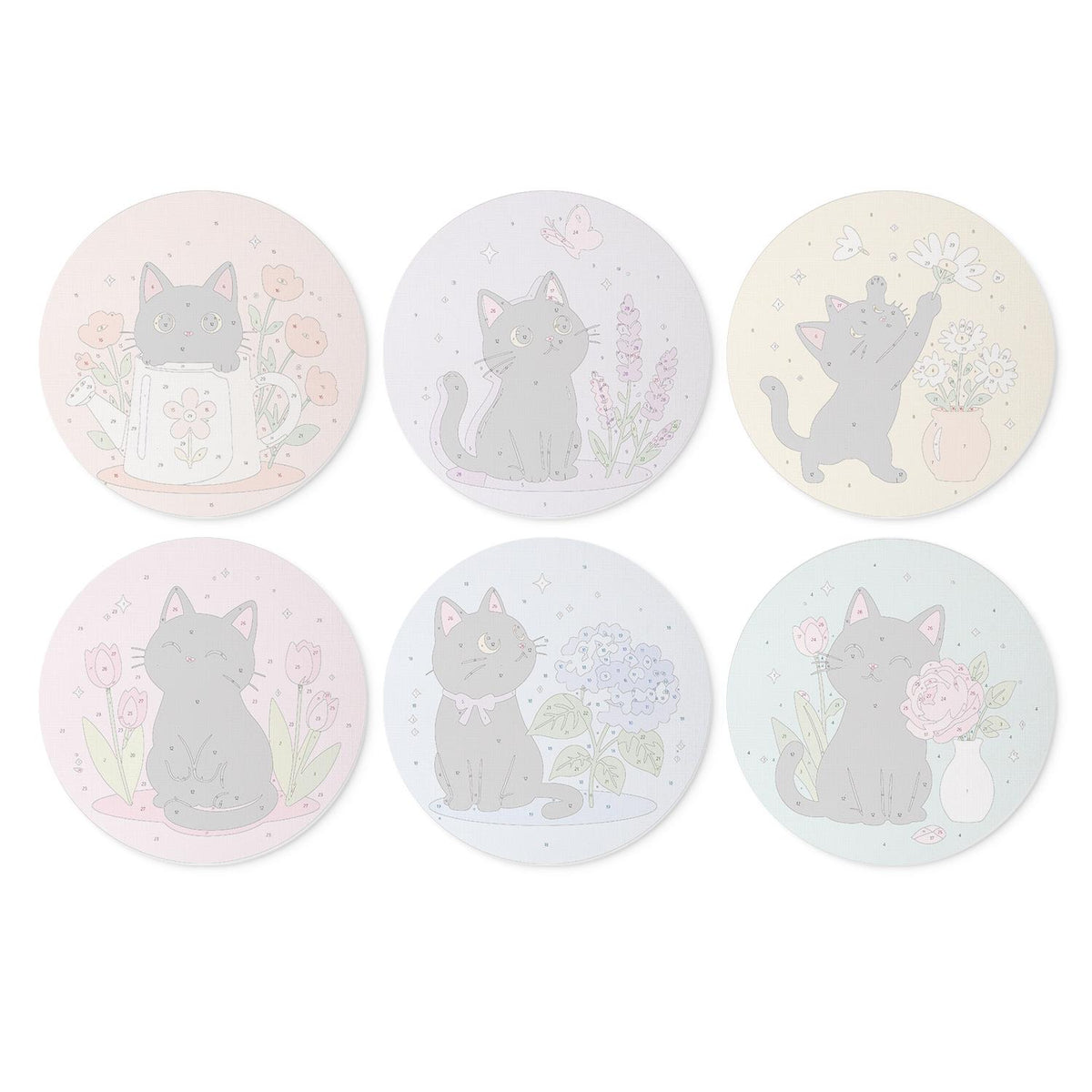 Black Cats in Spring Blooms mini board kit – image 17