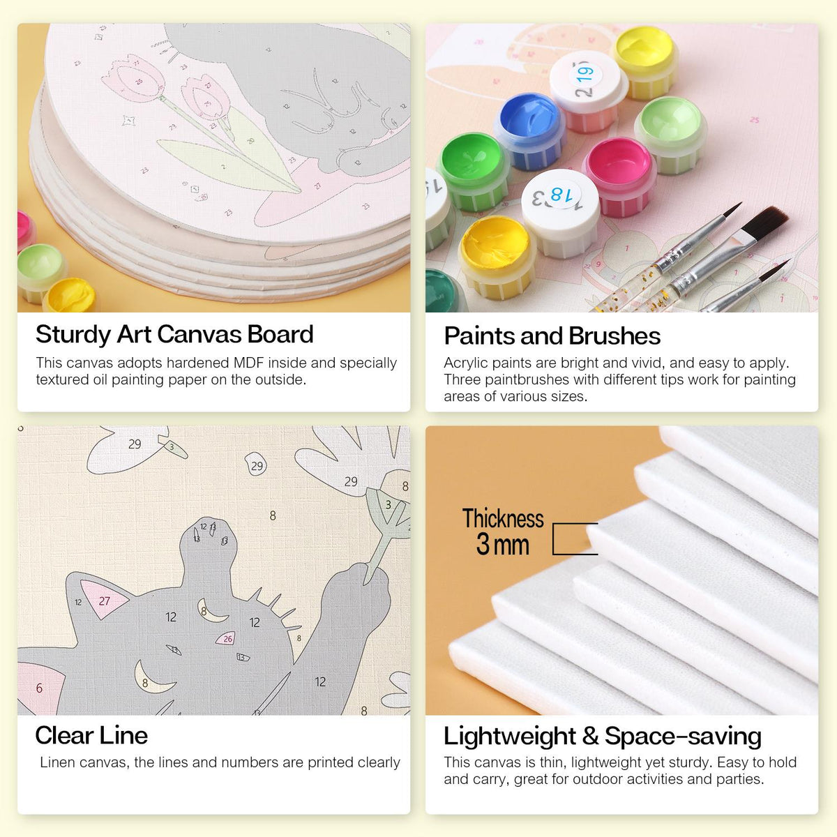 Black Cats in Spring Blooms mini board kit – image 18