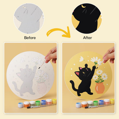 Black Cats in Spring Blooms mini board kit – image 21