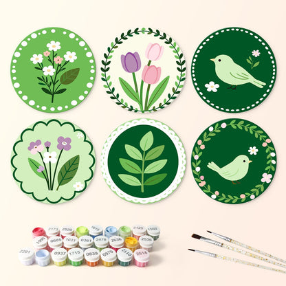 Sage Garden Birds and Tulips mini board kit – image 3