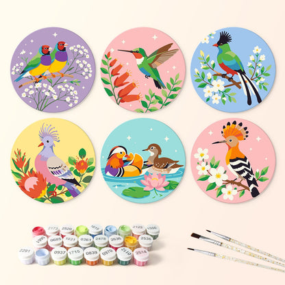 Hummingbird and Hoopoe Garden mini board kit – image 3
