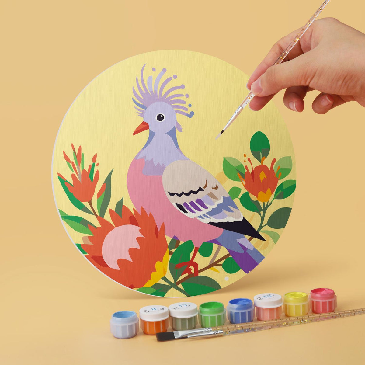 Hummingbird and Hoopoe Garden mini board kit – image 4