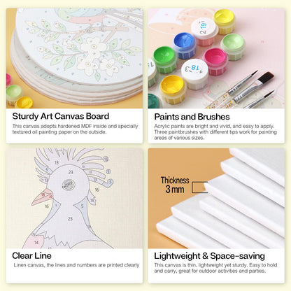 Hummingbird and Hoopoe Garden mini board kit – image 18