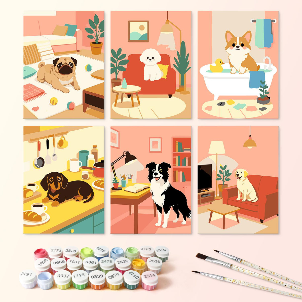 Corgi Bathtime and House Pups mini board kit – image 3