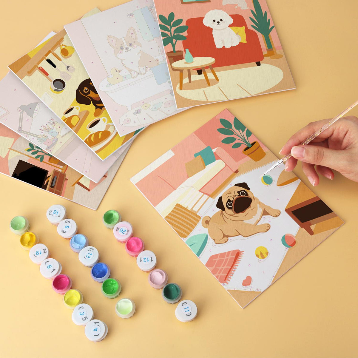 Corgi Bathtime and House Pups mini board kit – image 6