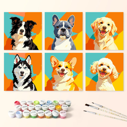 Pop-Art Pup Portraits mini board kit – image 3
