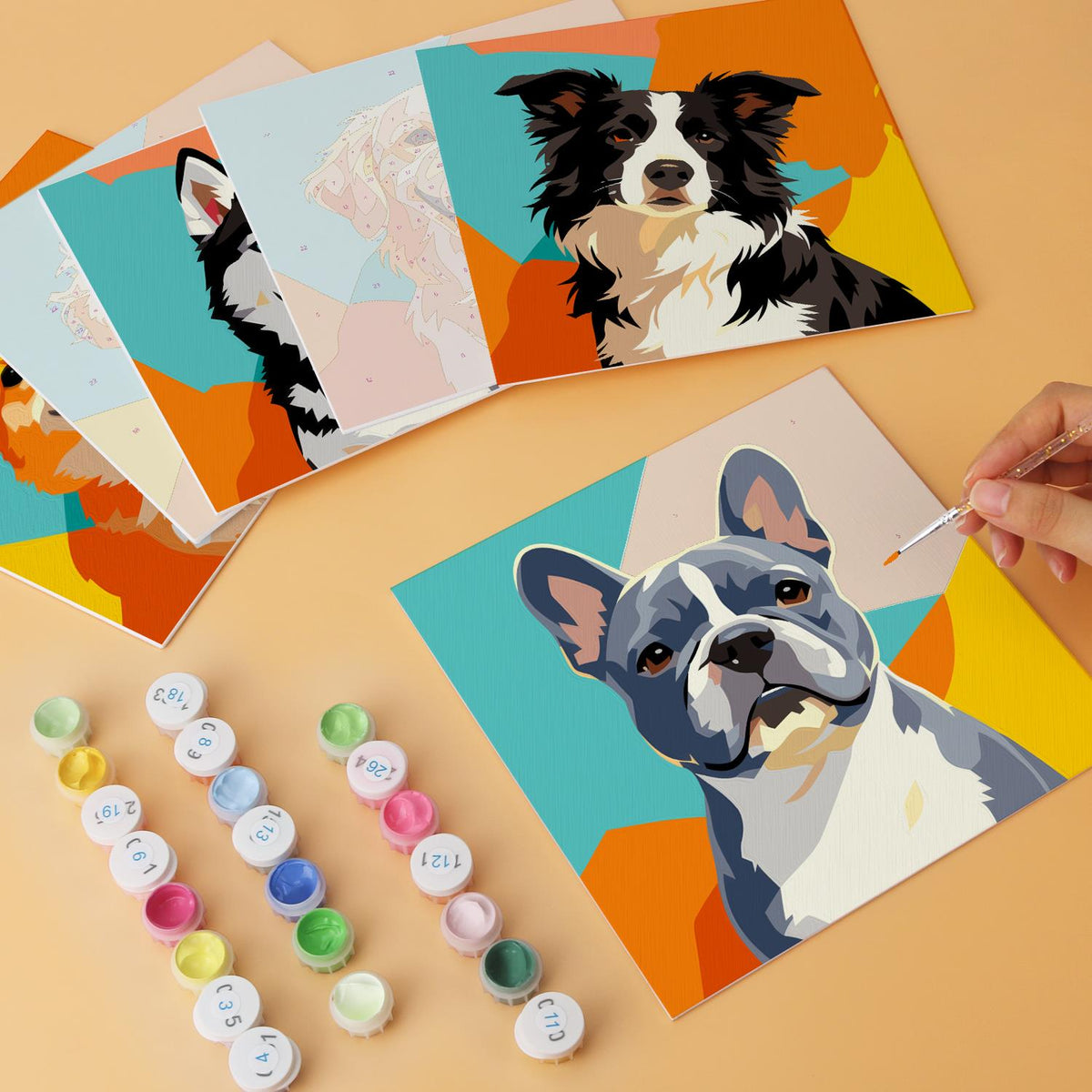 Pop-Art Pup Portraits mini board kit – image 6