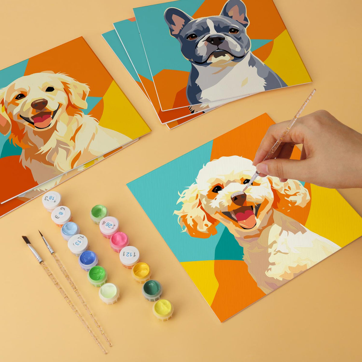 Pop-Art Pup Portraits mini board kit – image 7