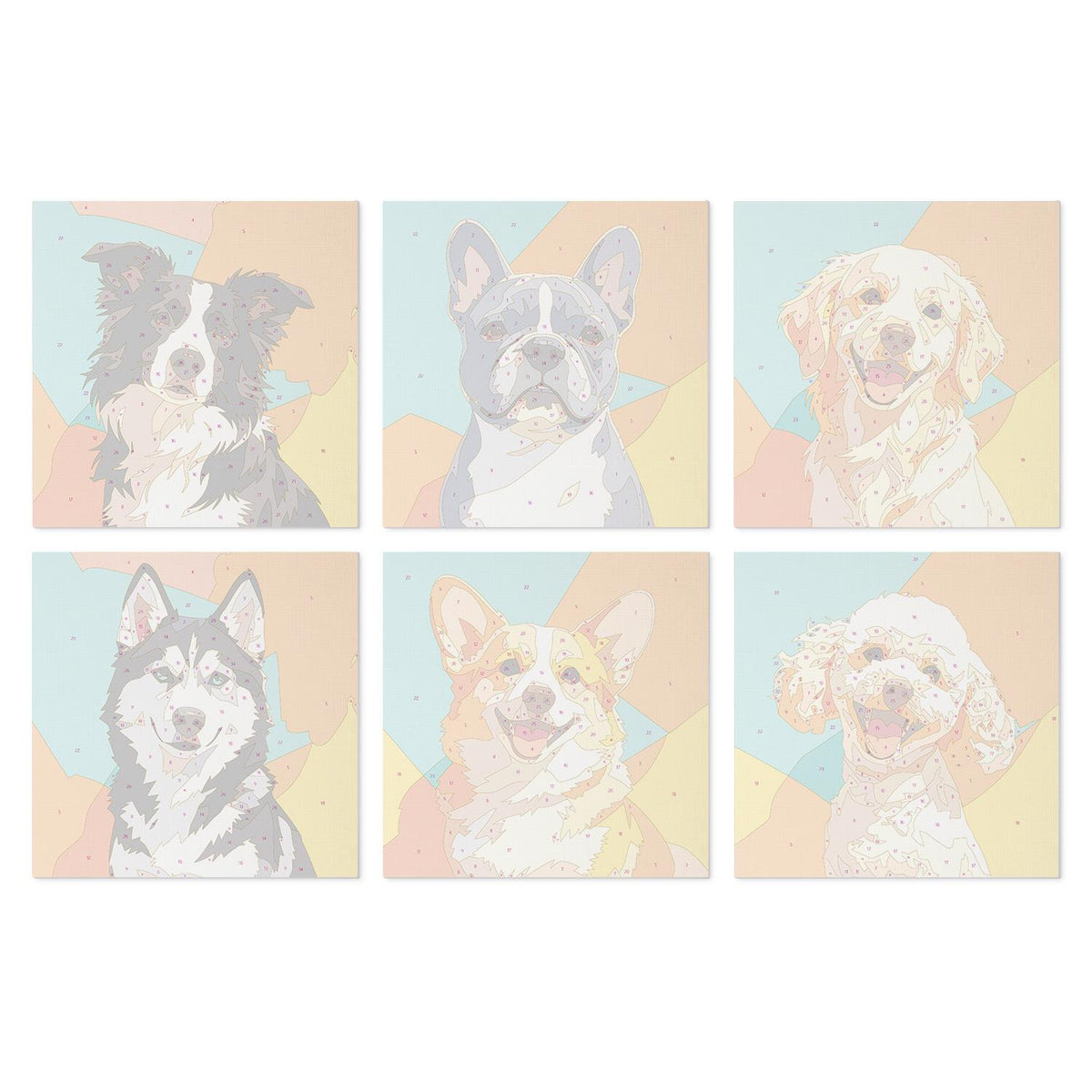Pop-Art Pup Portraits mini board kit – image 17