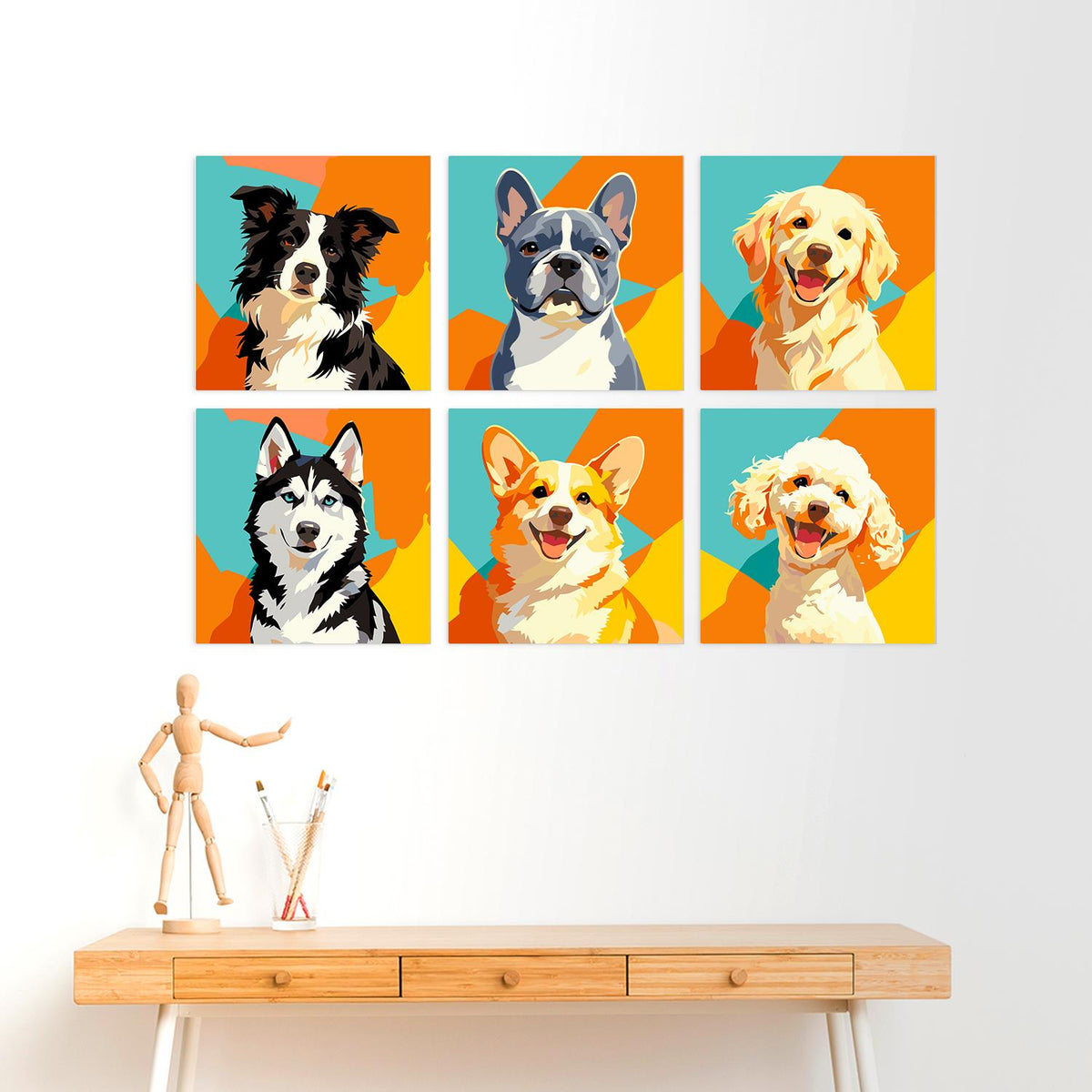 Pop-Art Pup Portraits mini board kit – image 22