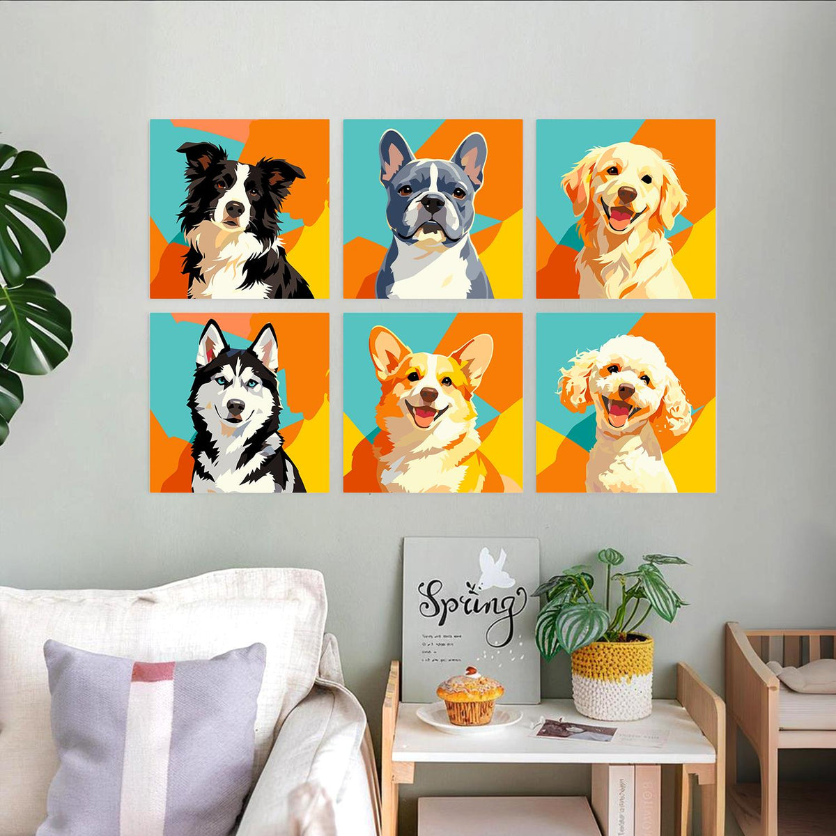 Pop-Art Pup Portraits mini board kit – image 23