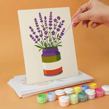 Tin-Can Sunflowers and Lavender mini board kit – image 4
