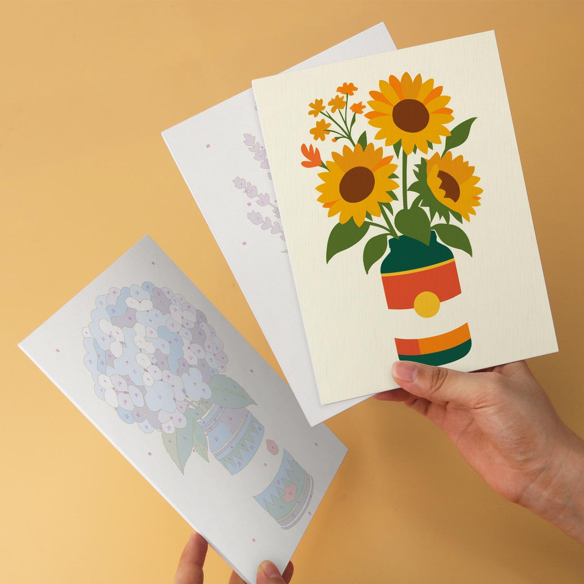 Tin-Can Sunflowers and Lavender mini board kit – image 11