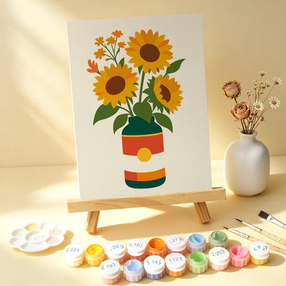 Tin-Can Sunflowers and Lavender mini board kit – image 14