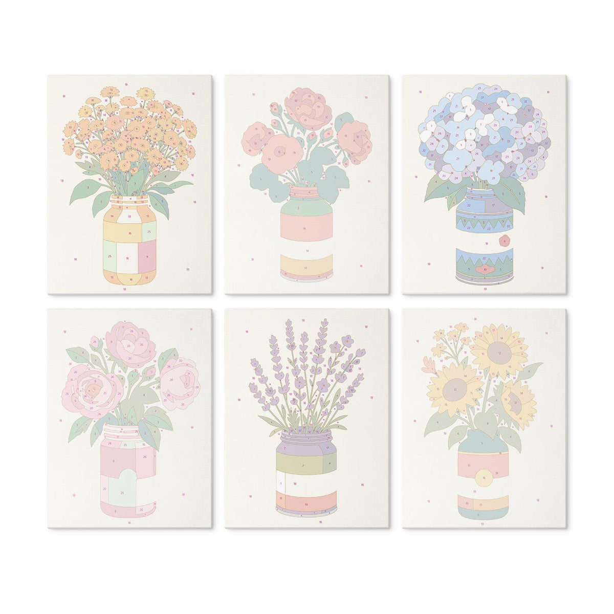 Tin-Can Sunflowers and Lavender mini board kit – image 17
