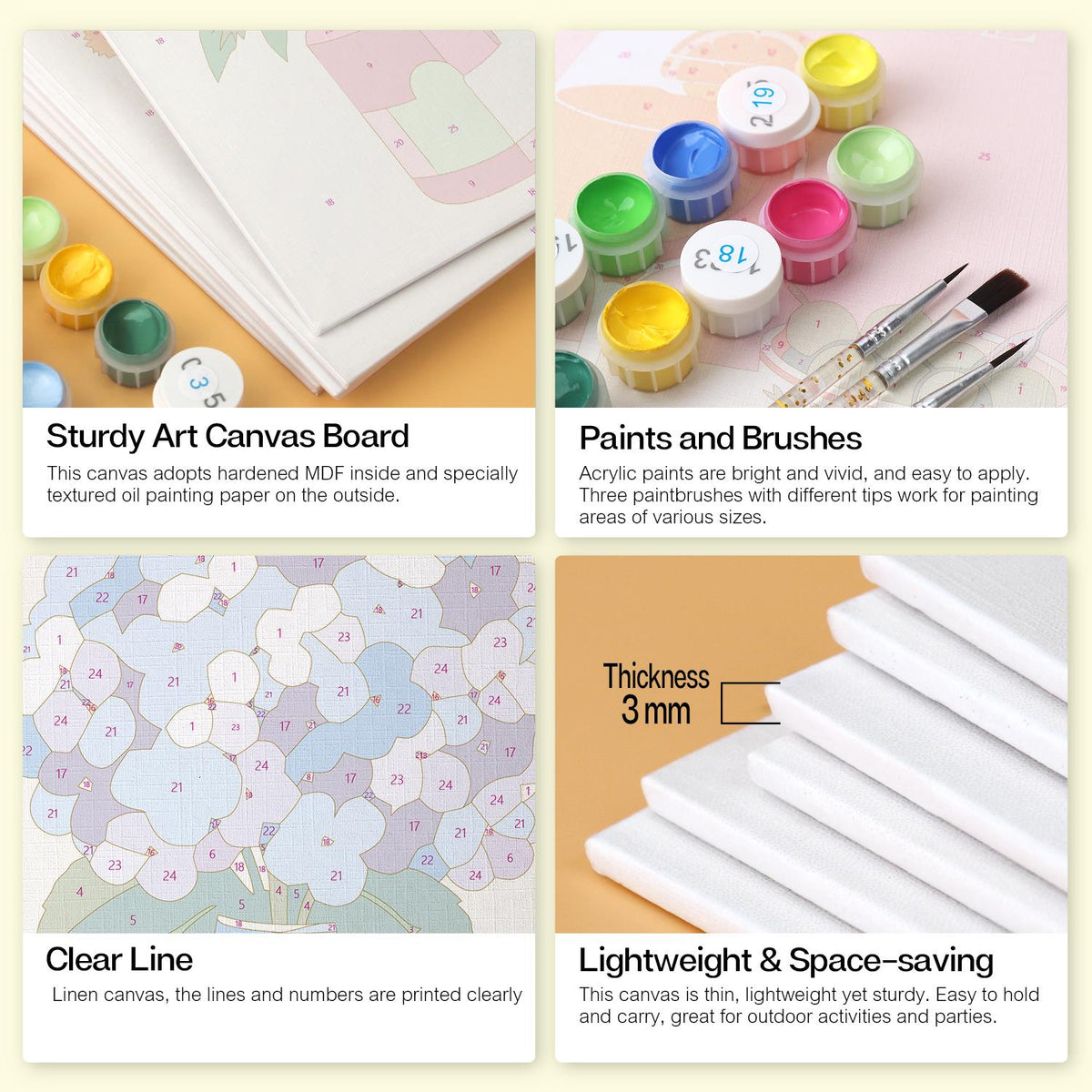 Tin-Can Sunflowers and Lavender mini board kit – image 18
