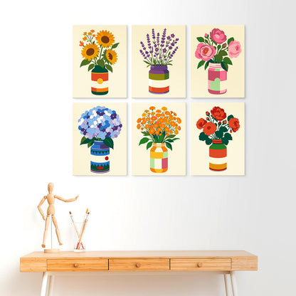 Tin-Can Sunflowers and Lavender mini board kit – image 23
