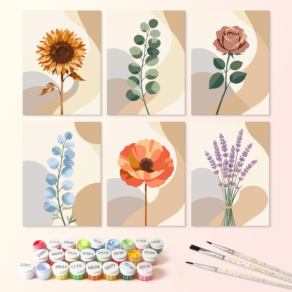 Boho Neutral Single Stems mini board kit – image 3