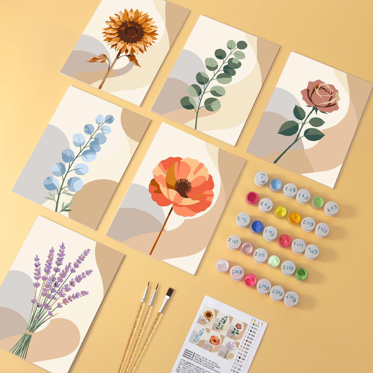 Boho Neutral Single Stems mini board kit – image 5