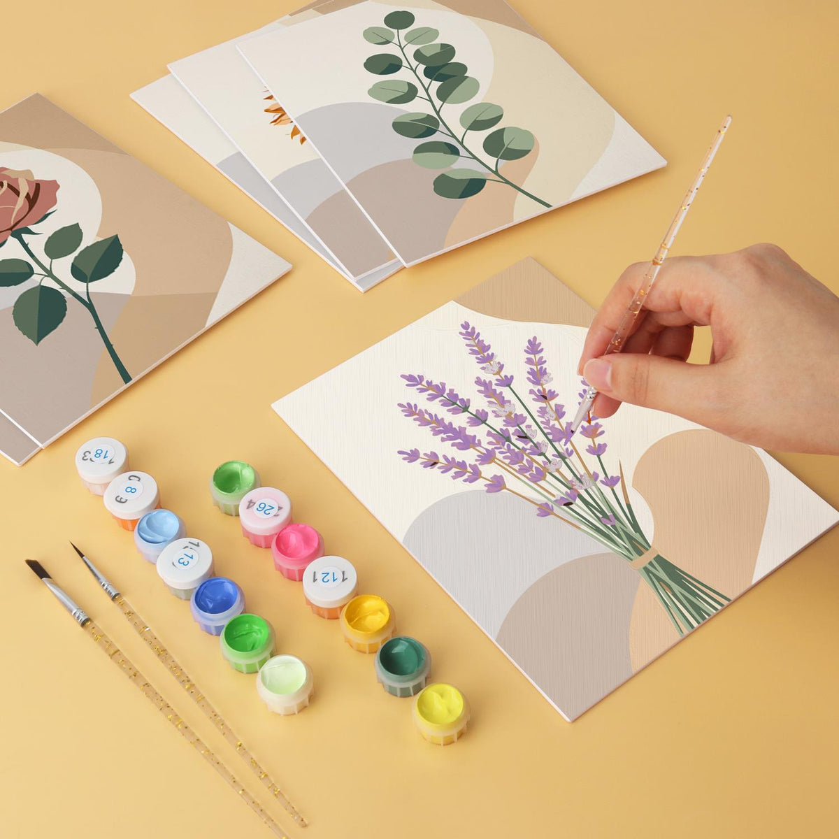 Boho Neutral Single Stems mini board kit – image 7