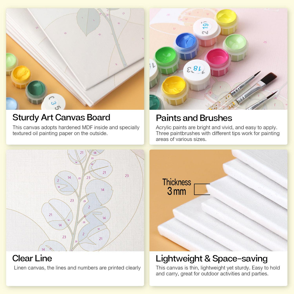 Boho Neutral Single Stems mini board kit – image 18