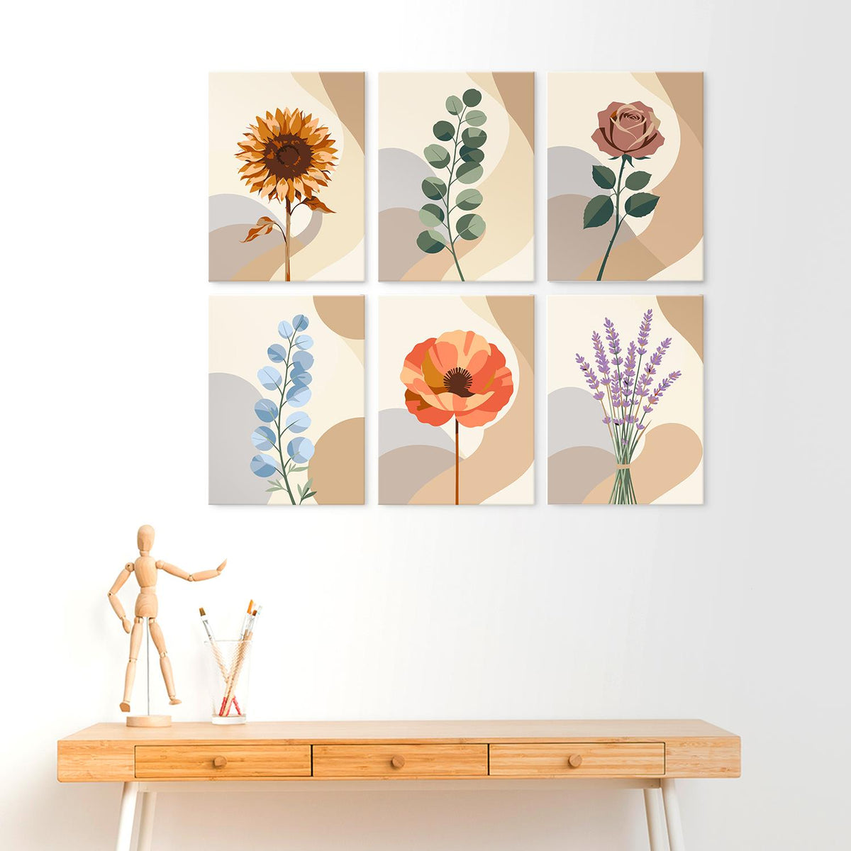Boho Neutral Single Stems mini board kit – image 24