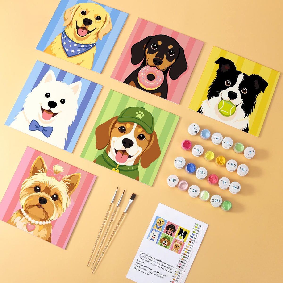 Donut Dachshund and Pup Pals mini board kit – image 5