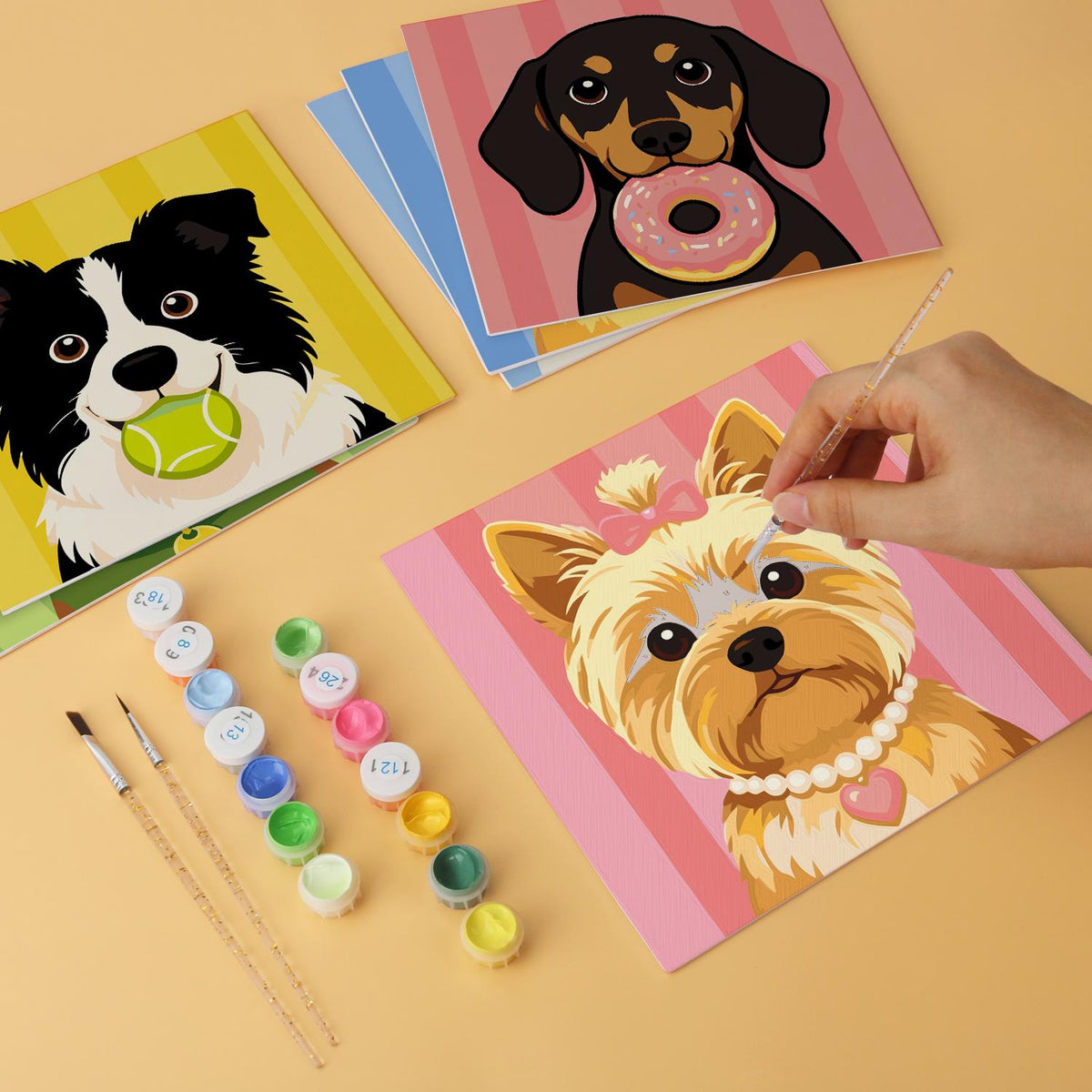 Donut Dachshund and Pup Pals mini board kit – image 7