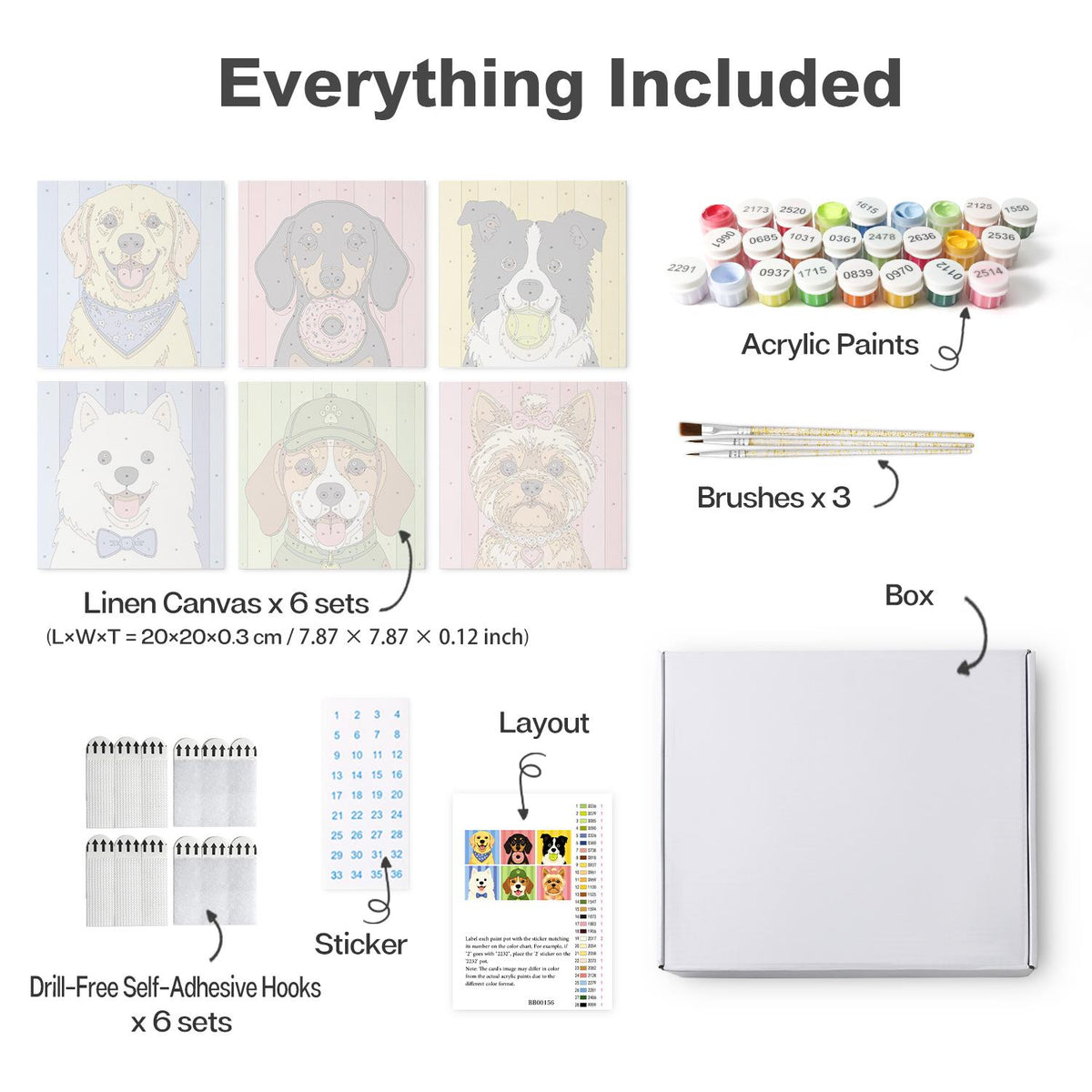 Donut Dachshund and Pup Pals mini board kit – image 16