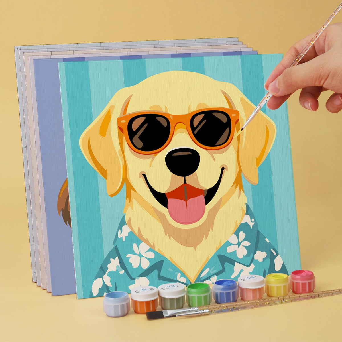 Cool Shades Doggy Portraits mini board kit – image 4