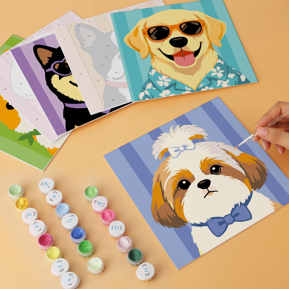 Cool Shades Doggy Portraits mini board kit – image 6