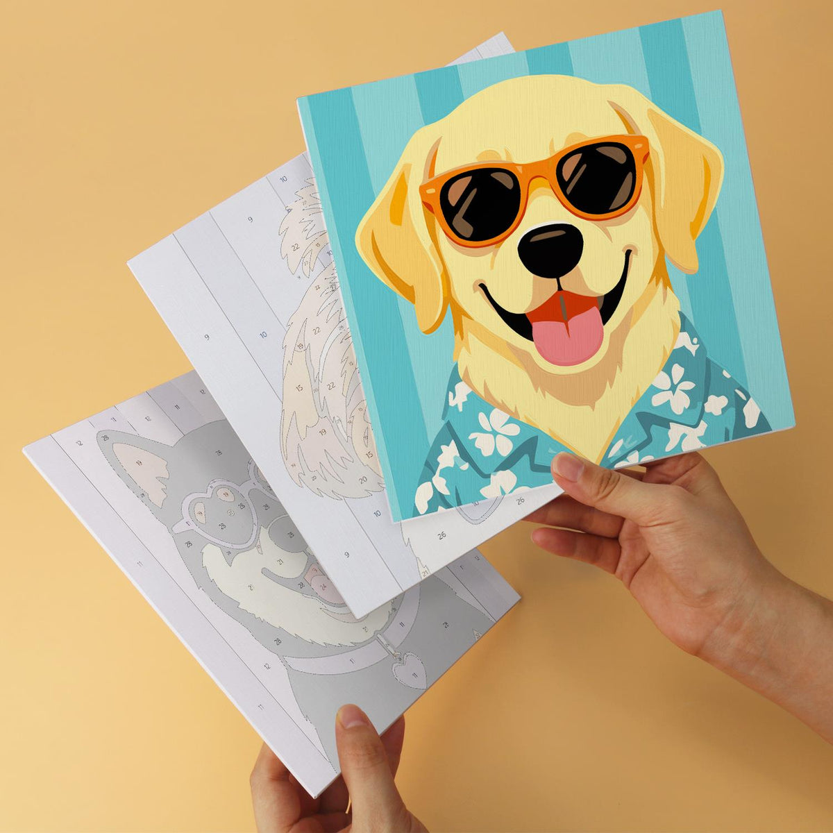 Cool Shades Doggy Portraits mini board kit – image 11